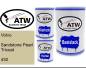 Preview: Volvo, Sandstone Pearl Tricoat, 430: 500ml Lackdose + 500ml Klarlack + 250ml Härter - Set, von ATW Autoteile West.